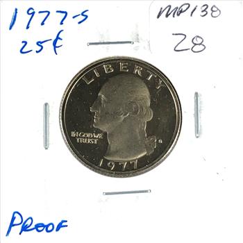 1977-S Proof Washington Quarter*Deep Cameo