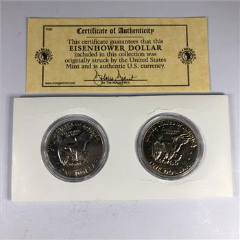 1978-P & D Eisenhower Dollar Collection*High Grade Coins in Custom Holder