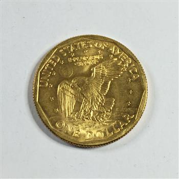1979-D 24K Gold Layered Susan B. Anthony Commemorative Dollar*High Grade