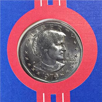 1979-S Susan B. Anthony First Day of Issue Dollar and 15c Stamp*Postmarked San Francisco