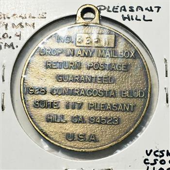 1981 Space Shuttle Columbia Postage Guaranteed Key Ring