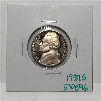 1981-S Proof Jefferson Nickel*Deep Cameo