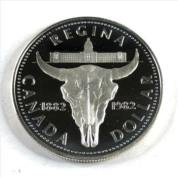 1982 Canada Proof Silver Dollar*Commemorating Regina's Centennial