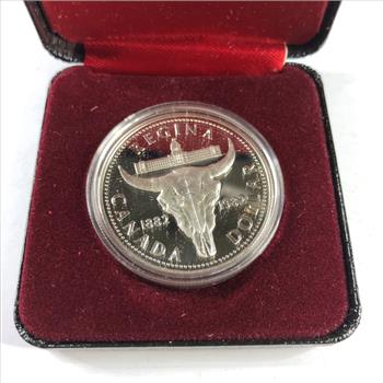 1982 Canada Regina Centennial Silver Dollar*Proof*In Original Packaging