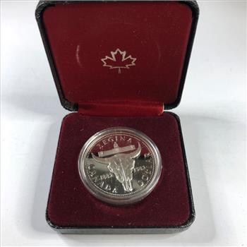 1982 Canada Regina Centennial Silver Dollar*Proof*In Original Packaging