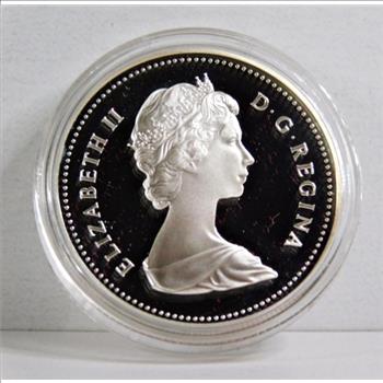 1982 Canada Silver Regina Commemorative Silver Dollar*0.375oz ASW Fine Proof Silver