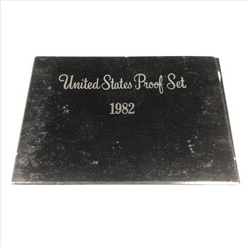 1982 Proof Set in Original Govt Packaging Deep Cameo Coins