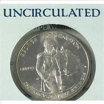 1982-D Silver George Washington 250th Anniversary Commemorative Uncirculated Half Dollar*In Original US Mint Packaging