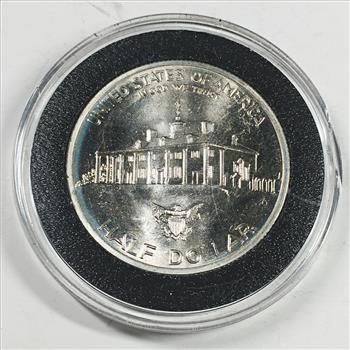 1982-D Uncirculated Silver George Washington 250th Anniversary Commemorative Half Dollar*Capsule