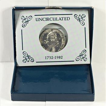 1982-D Uncirculated Silver George Washington Commemorative Half Dollar*In US Mint Original Packaging