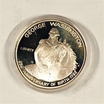 1982-S George Washington Proof Silver Half Dollar Commemorative*Deep Cameo