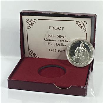 1982-S Proof George Washington Commemorative Silver Dollar*In Original US Mint Packaging