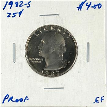 1982-S Proof Washington Quarter*Deep Cameo