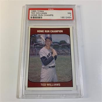 1985 TCMA Ted Williams Home Run Champ Graded Near Mint 7 by PSA Hall of Fame
