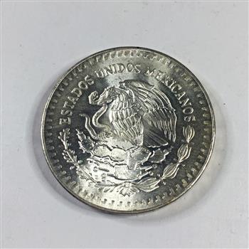 1985Mo Mexican 1 Onza*1 oz .999 Fine Silver*Uncirculated