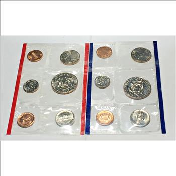 1987 United States Mint Uncirculated Coin Set*Both P & D Mint Marks*In Original US Mint Cellophane Packets