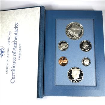 1987 United States Prestige Set*Silver Dollar Commemorates the US Constitution's Bicentennial*In Original US Mint Packaging