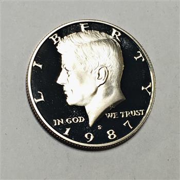 1987-S Proof Kennedy Half Dollar*DCAM
