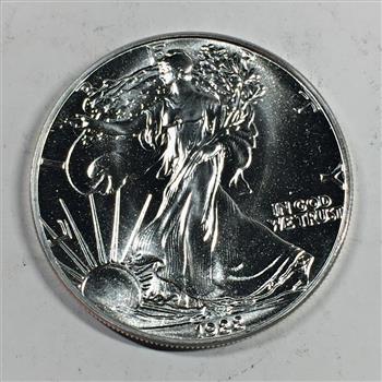 1988 American Silver Eagle*One Troy Ounce .999 Fine Silver