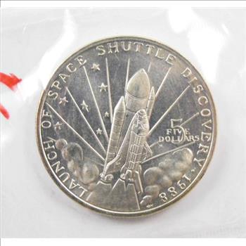 1988 Marshall Island $5 Space Shuttle Discovery Commemorative Coin*Uncirculated