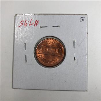 1988 P Lincoln Cent Struck off Center *Error Coin