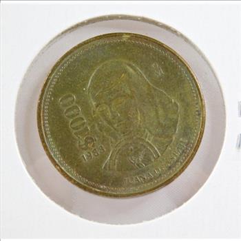 1988Mo Mexico $1000 Pesos Coin - Nice Detail