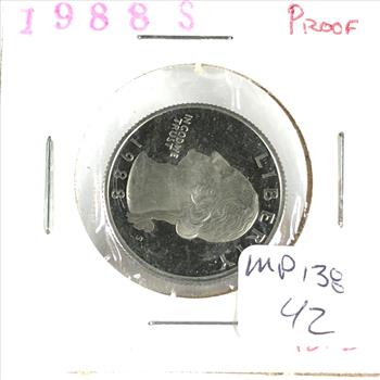 1988-S Proof Washington Quarter*Deep Cameo