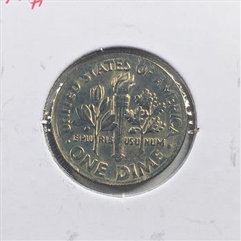 1989 P Broadstruck Dime *High Grade Error Coin