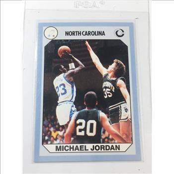 michael jordan carolina card