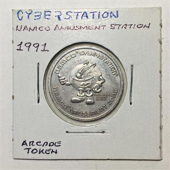 1991 Cyberstation Amusement Park Arcade Token*Nickel*25mm