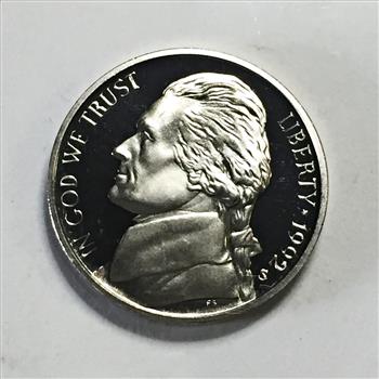 1992-S Proof Jefferson Nickel*Deep Cameo