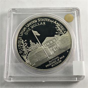 1994-P National Prisoner of War Museum Commemorative Proof Silver Dollar*DCAM in Protective Holder