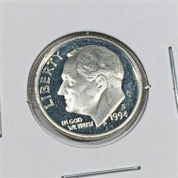 1994-S Proof Silver Roosevelt Dime