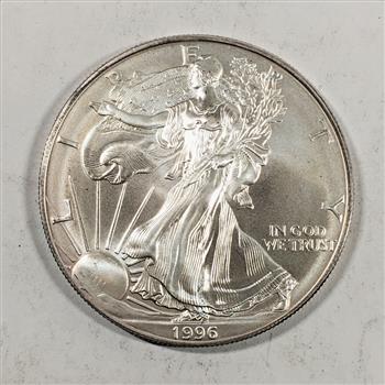 1996 American Silver Eagle*One Troy Ounce .999 Fine Silver