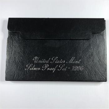 1996 United States Mint Silver Proof Set Including 3 Silver Coins In Govt Packaging