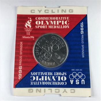 1996 USA Olympic Sports Medallion*Cycling*1.5