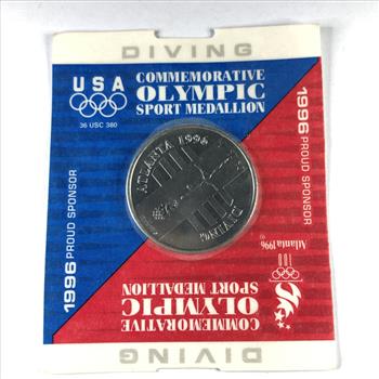 1996 USA Olympic Sports Medallion*Diving*1.5