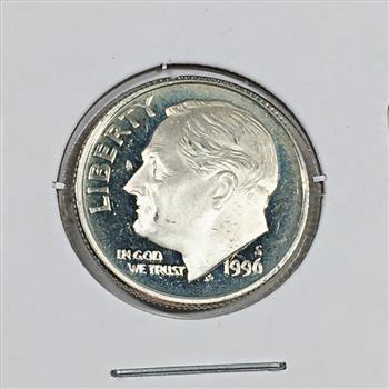 1996-S Proof Silver Roosevelt Dime