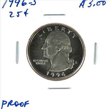 1996-S Proof Washington Quarter*Deep Cameo
