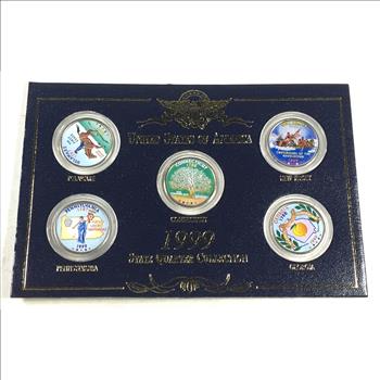 1999 Colorized State Quarter Collection*In Capsules and Nice Storage/Display Box