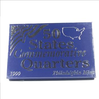 1999 Commemorative State Quarters*Philadelphia Mint*Custom Holder and Box