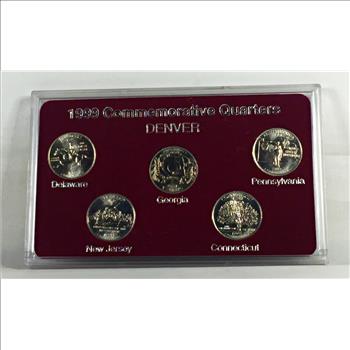 1999 Denver Mint Commemorative Quarters*Uncirculated in Original Custom Holder