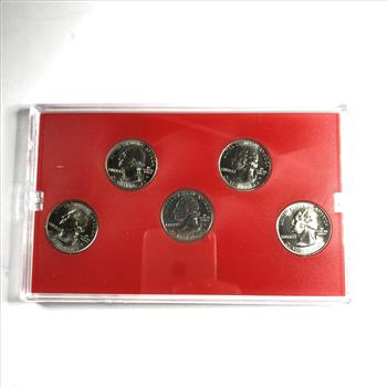 1999 Denver Mint Edition State Quarter Collection*Five Uncirculated Quarters in Custom Holder