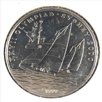 1999 Laos 10 Kip Coin*XXVII Olympiad-Sydney*High Grade with Luster