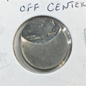1999 P Off Center Dime *High Grade Error Coin