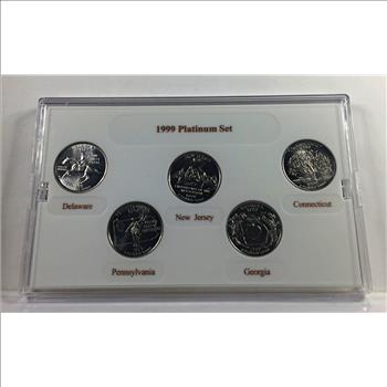 1999 Platinum Edition State Quarter Collection*In Original US Mint Packaging