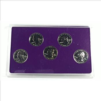 1999 Platinum Layered Statehood Commemorative Quarters Collection*In Custom Holder