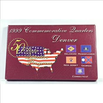 1999 Statehood Commemorative Quarters Collection*In Custom Holder*Denver Mint