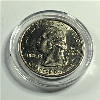 1999-P Colorized Delaware State Commemorative Quarter*Specialized Coloring*In Protective Capsule