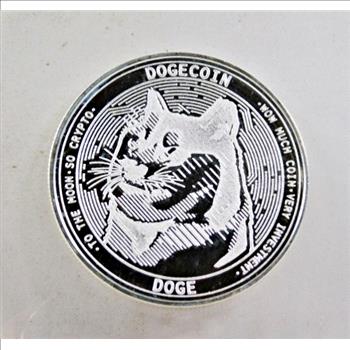 1oz .999 Fine Silver DogeCoin*In Code We Trust